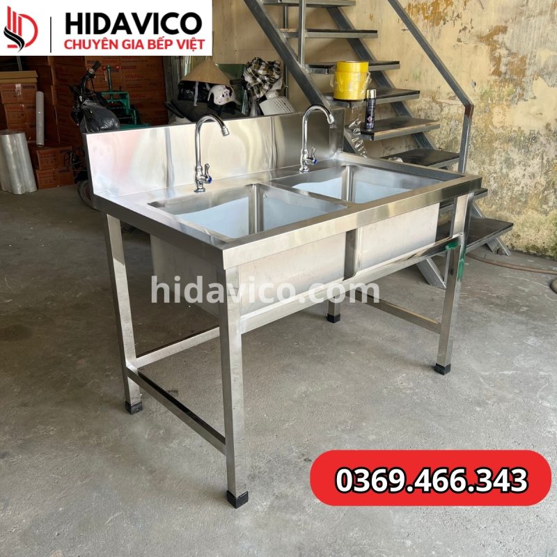 bồn rửa inox 2 ngăn