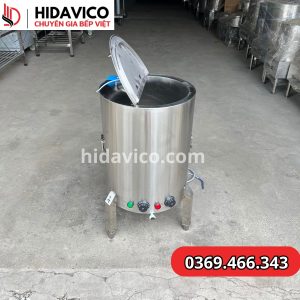 Nồi nấu phở đế tròn