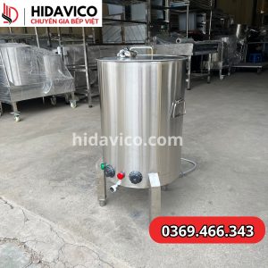 Nồi nấu phở đế tròn