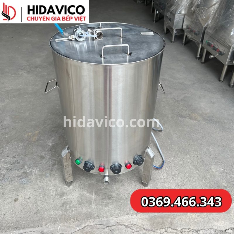 Nồi nấu phở đế tròn 