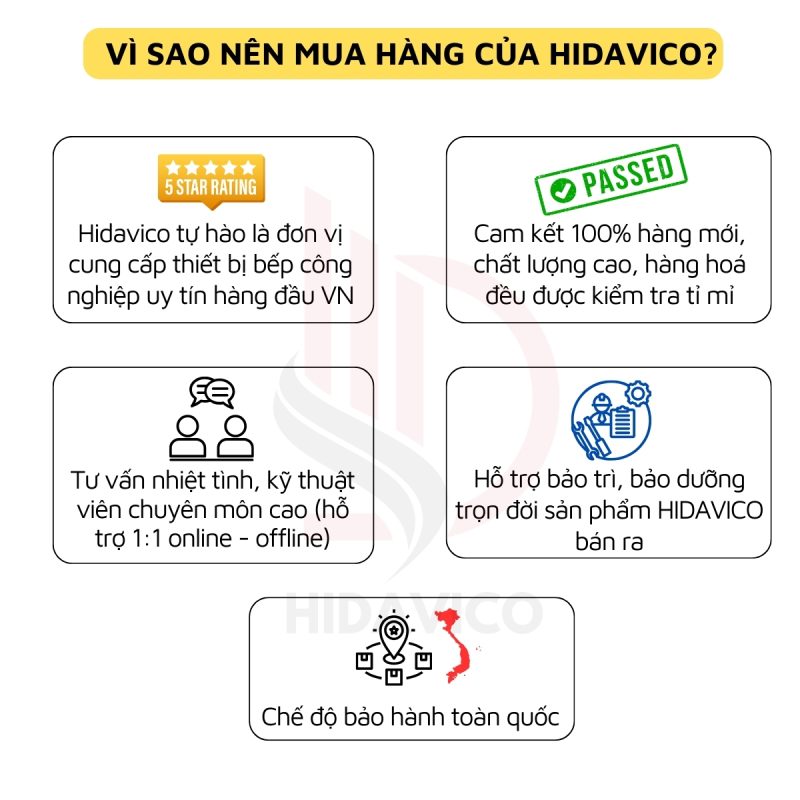 Vì sao nên mua hàng của Hidavico