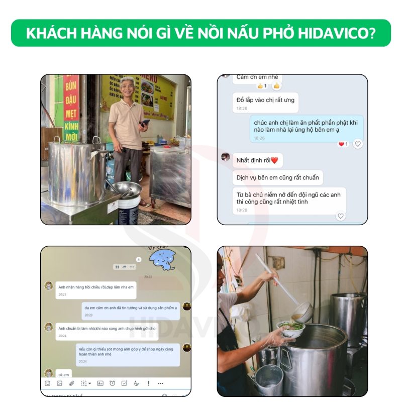 Những đánh giá của khách hàng về Nồi nấu phở điện Hidavico