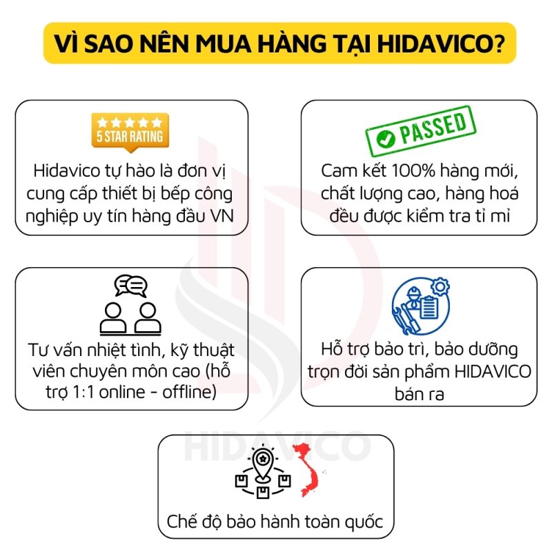 Vì sao nên mua hàng tại Hidavico
