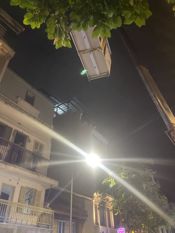 Hidavico thi công đêm